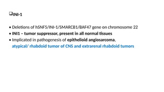 ROLE OF IHC MARKERS IN SOFT TISSUE TUMORS-1 | PPTX