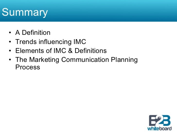 integrated marketing communications definition