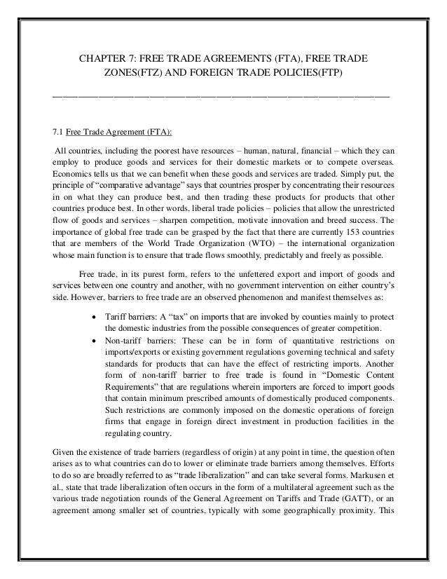 Dissertation international trade