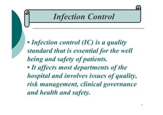 Role of infection control in patient safety [compatibility mode] | PDF