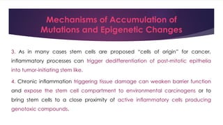 Role of inflammation in Cancer.pptxjkkkkk | PPTX