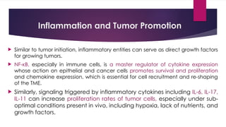 Role of inflammation in Cancer.pptxjkkkkk | PPTX