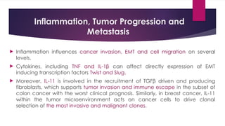 Role of inflammation in Cancer.pptxjkkkkk | PPTX