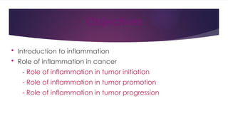Role of inflammation in Cancer.pptxjkkkkk | PPTX