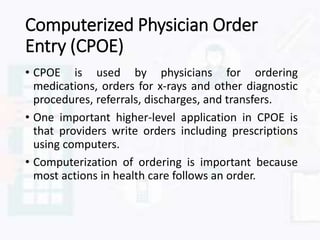 Role of information technology on health | PPTX