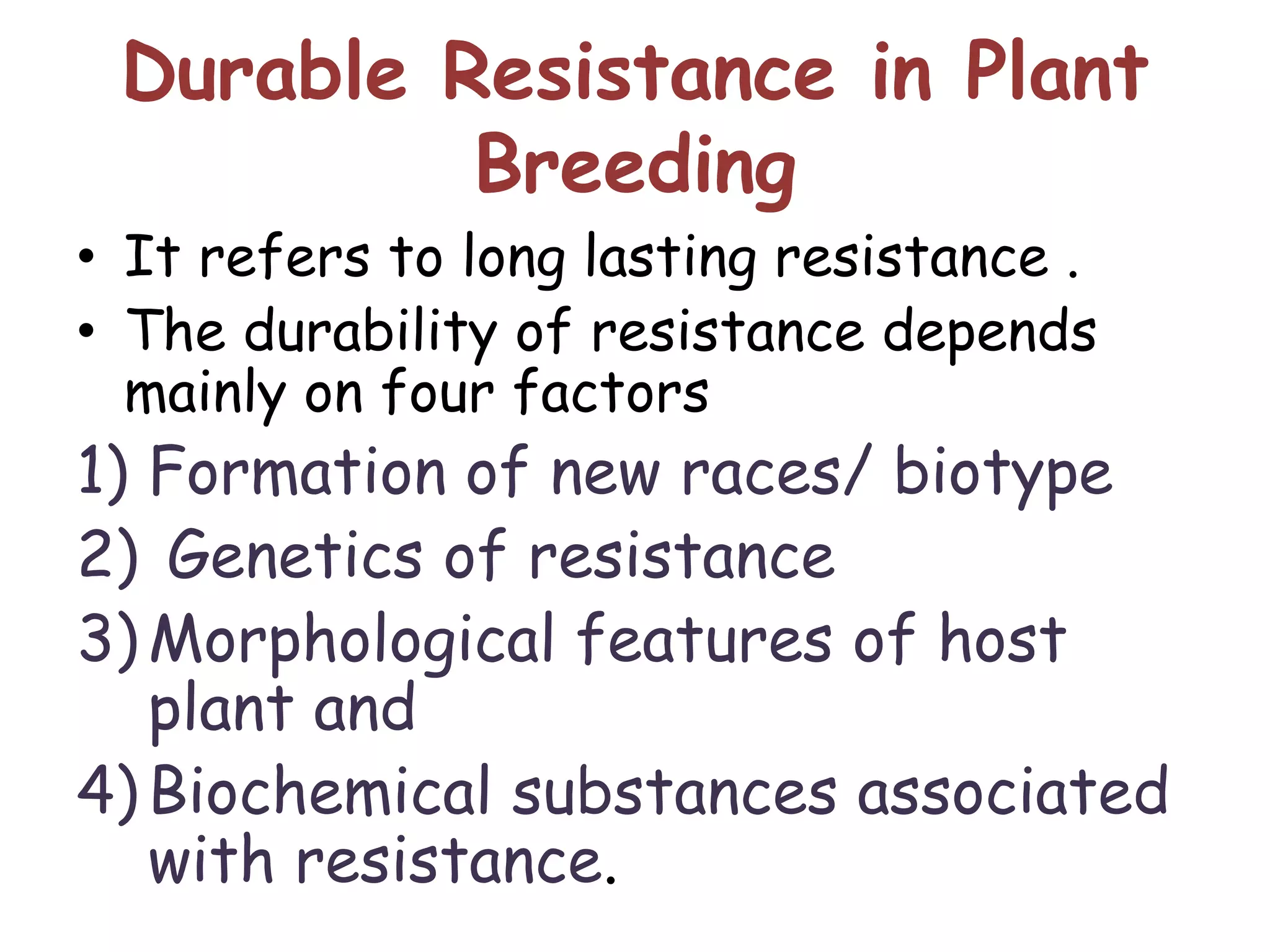 Role of insect resistance in plants | PPTX