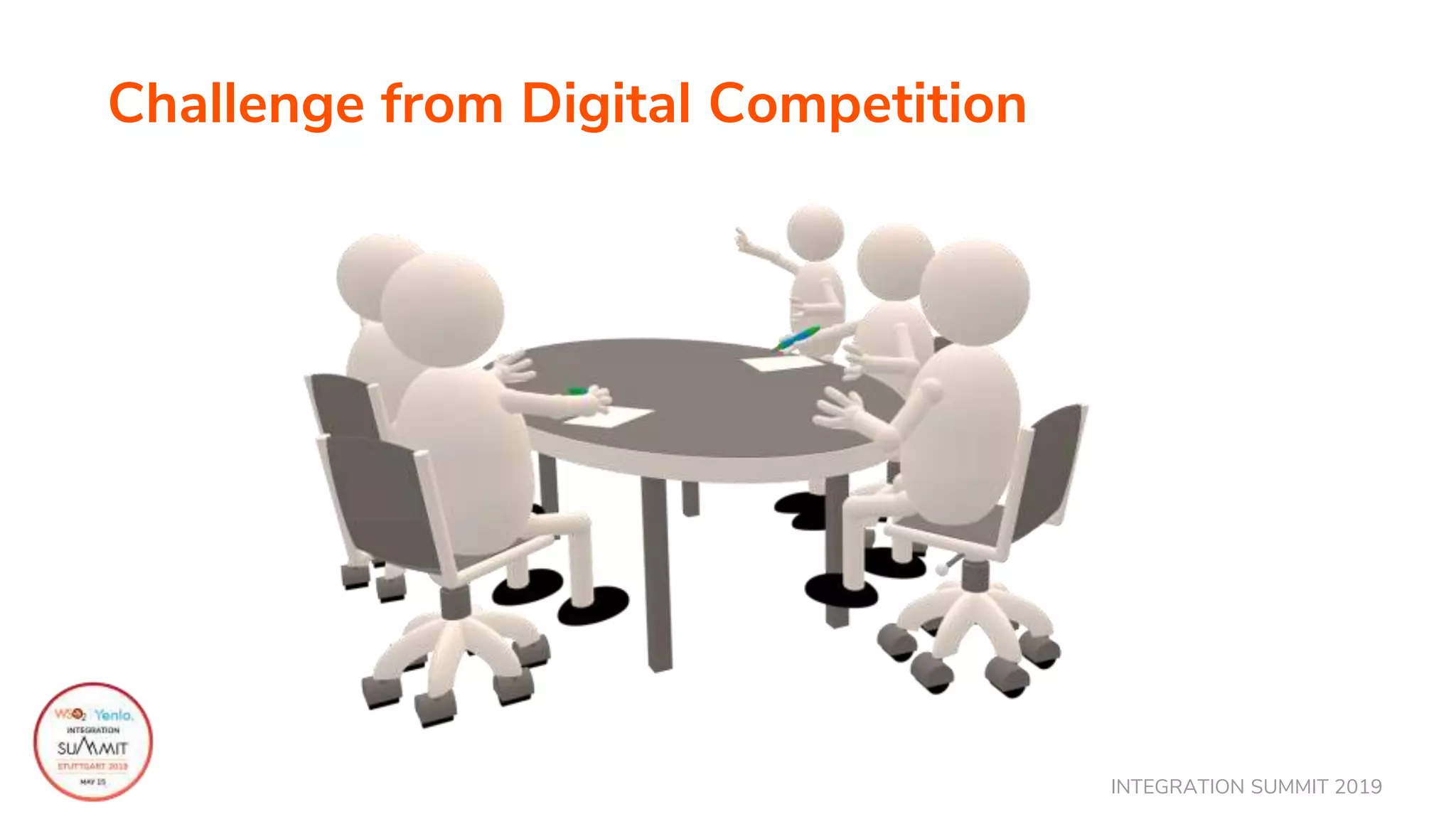 INTEGRATION SUMMIT 2019
Challenge from Digital Competition
 
