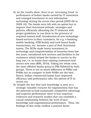 Role of knowledge management in banking sector | DOCX