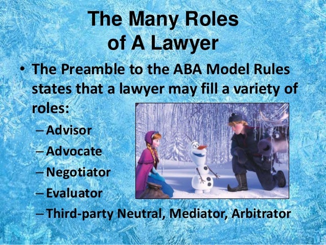 ProRes - The Role of a Lawyer (UHLC) ProRes - The Role of a Lawyer (UHLC)