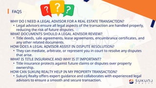 Role of Legal Advisors in Real Estate Transactions | PPTX