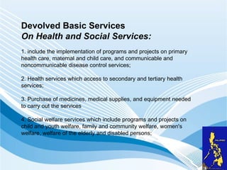 Role Of Local Government