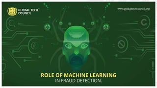 Role of machine learning in fraud detection | PPT