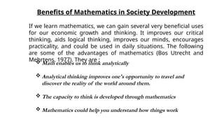 Math Merits Role of Mathematics in daily life that showers your interesting life | PPTX
