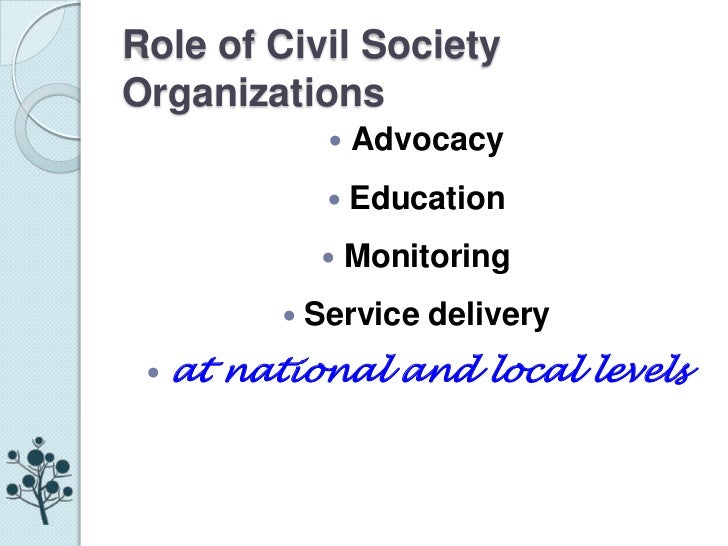 Civil Societies Role