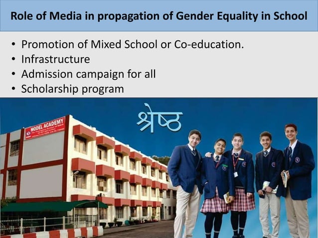 Role of media in Propagation of Gender Equality in School and Society ...