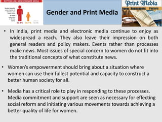 Role of media in Propagation of Gender Equality in School and Society ...