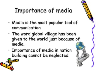 presentation on importance of media
