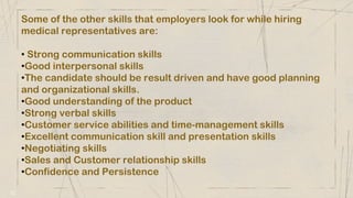 Role Of Medical Representative | Pharmaadda