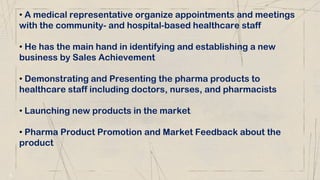 Role Of Medical Representative | Pharmaadda