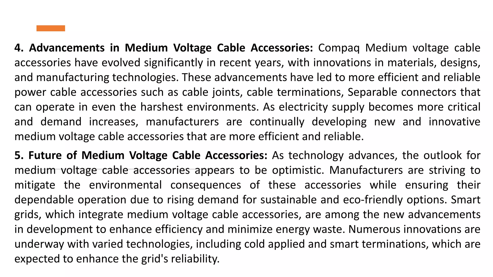 Role of Medium Voltage Cable Accessories.pdf Technology & Computing