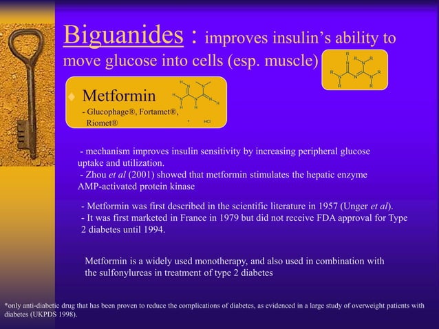 Role of metformin in dm2 & glibenclamide combination | PPTX