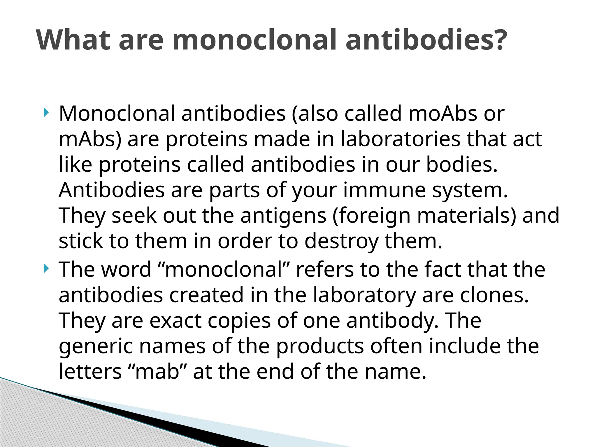 Role of monoclonal antibodies in treating viral infections | PPTX