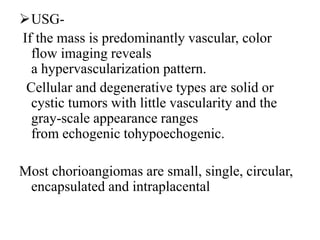 Role of mri in placental disorders new | PPTX
