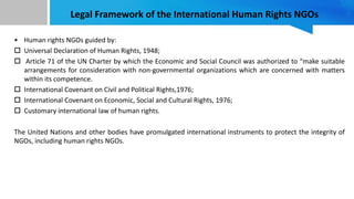 Role of NGOs in the protection of human rights of accused and victims ...