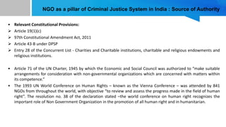 Role of NGOs in the protection of human rights of accused and victims ...