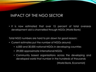 Role of NGOs in development | PDF