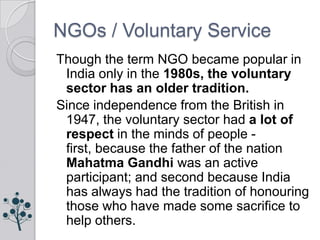 Role of NGOs in rural development | PPTX
