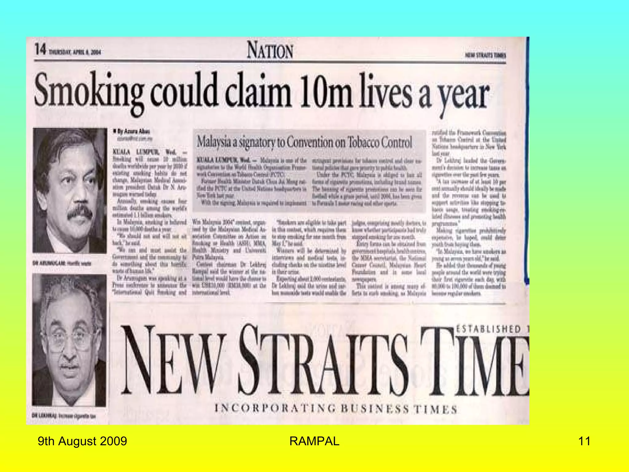 9th August 2009 RAMPAL 