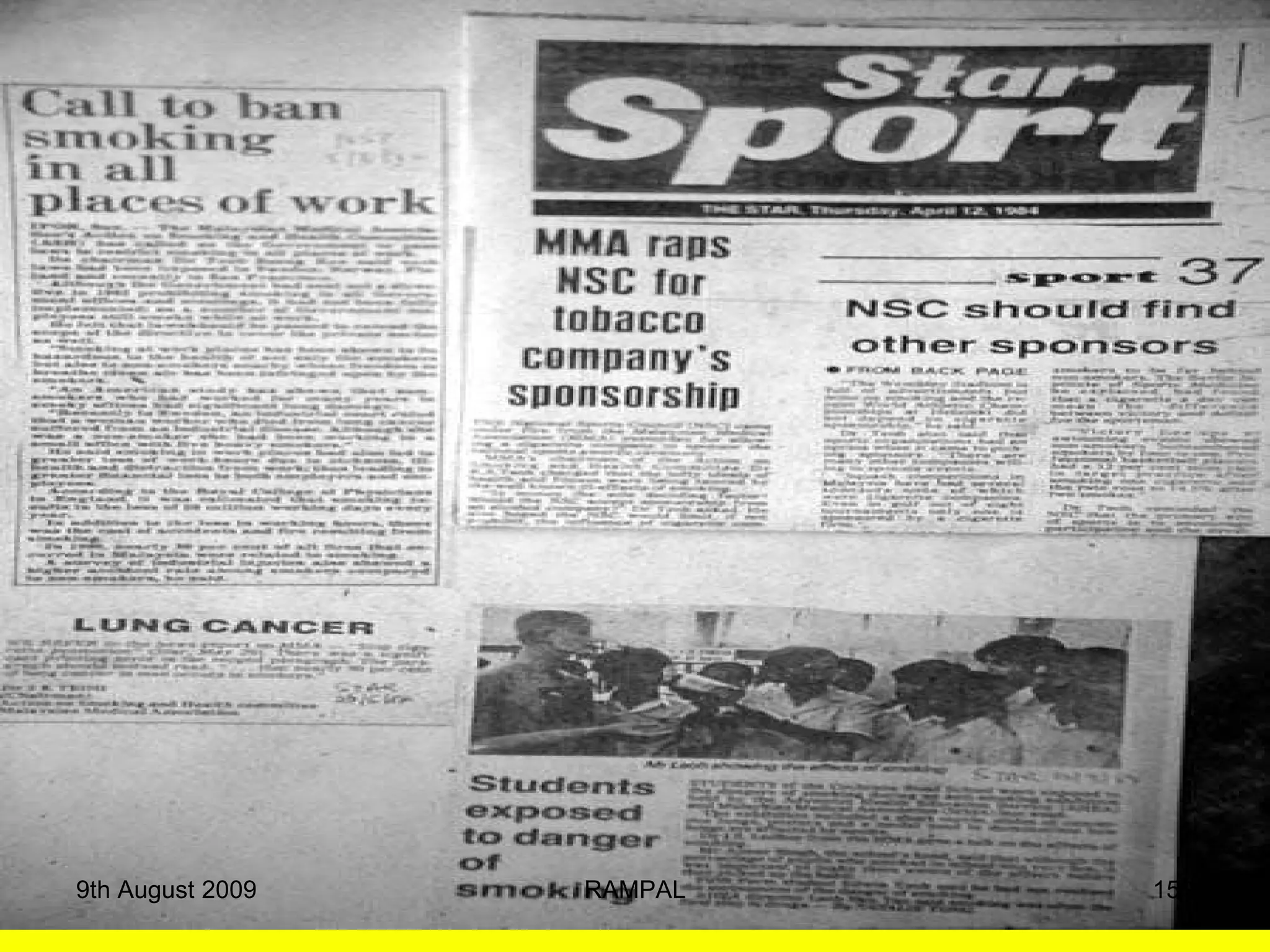 9th August 2009 RAMPAL 