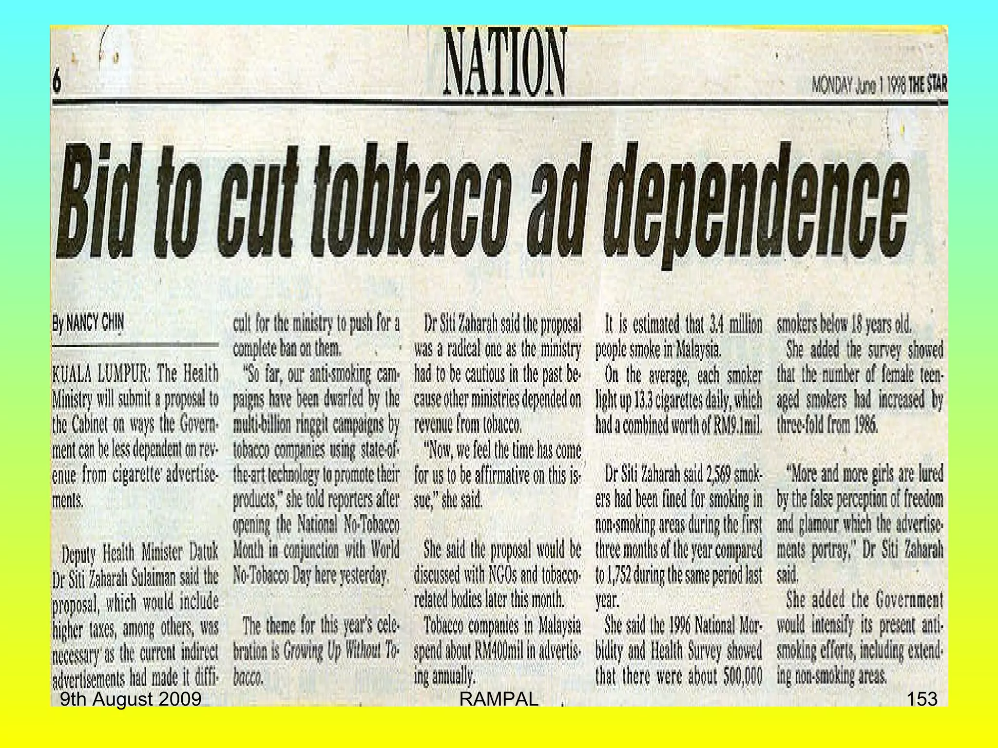 9th August 2009 RAMPAL 