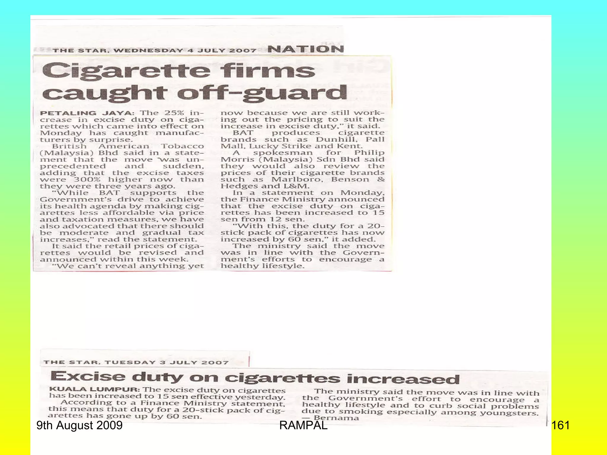 9th August 2009 RAMPAL 