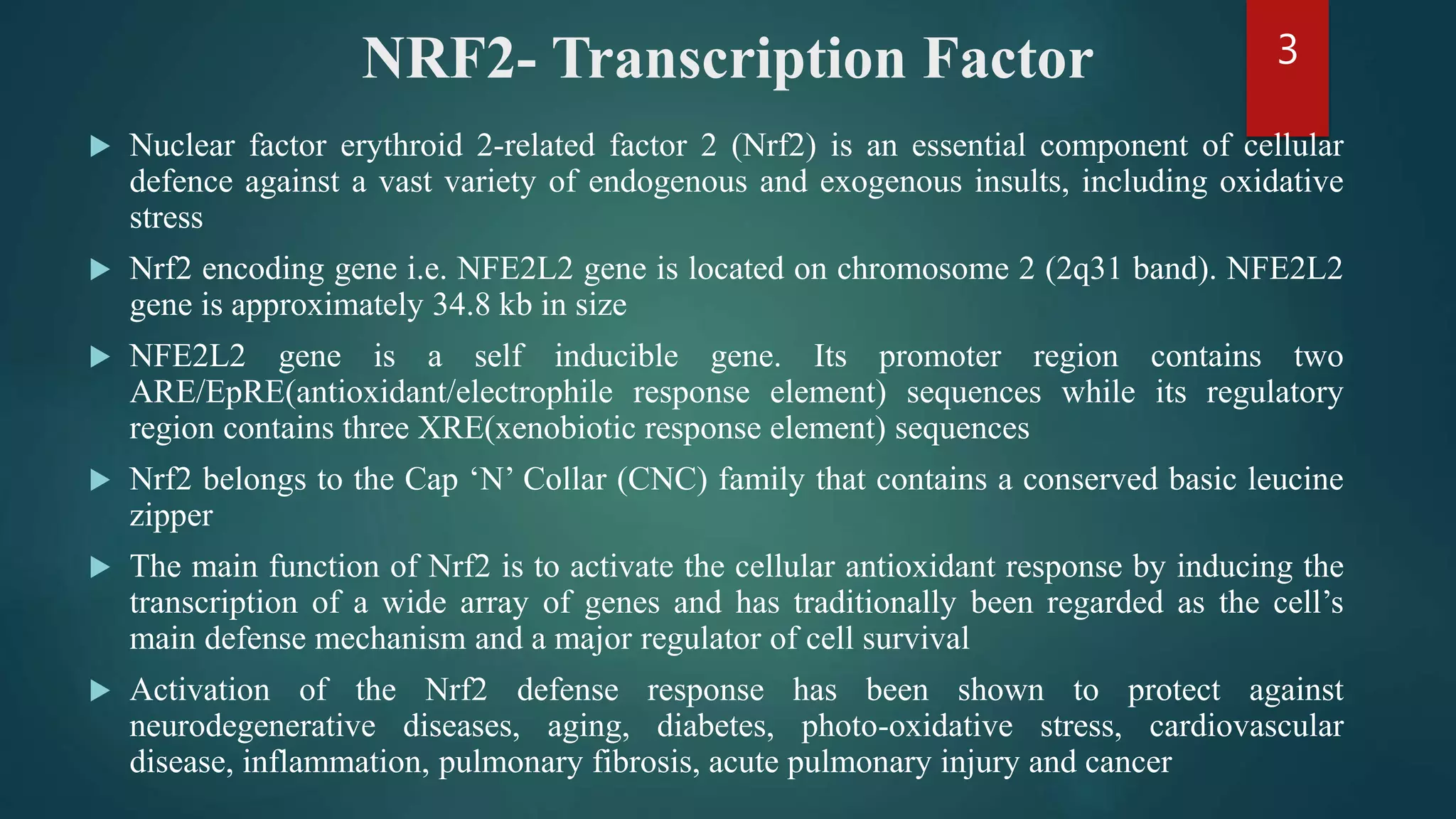 Dual role of NRF2 in Cancer | PPTX