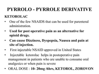 Pirolead Inj Role of nsai ds in periodontal therapy | PPTX