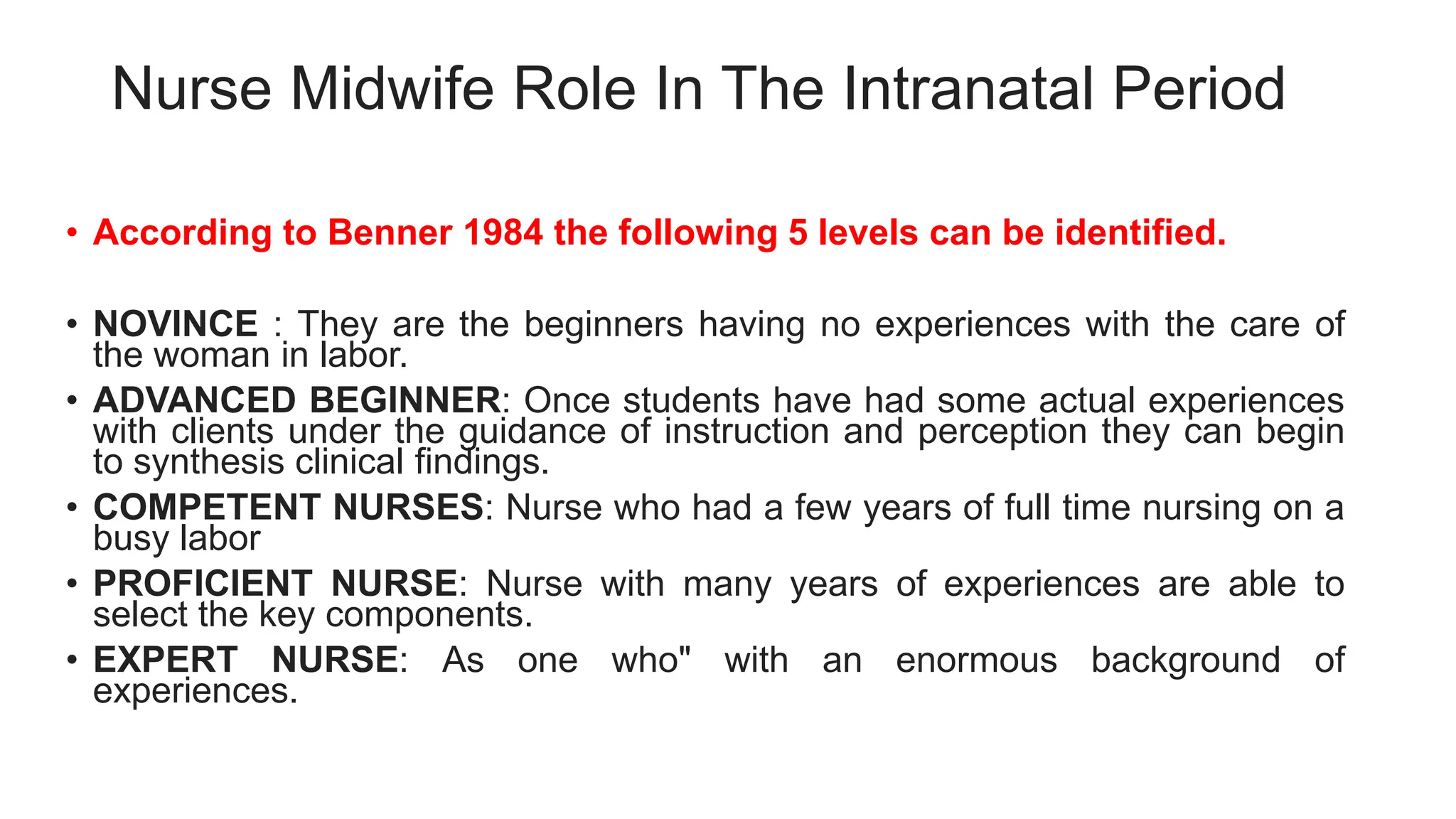 ROLE OF NURSE IN MIDWIFERY AND OBSTETRICAL CARE pptx ROLE OF NURSE IN MIDWIFERY AND OBSTETRICAL CARE pptx