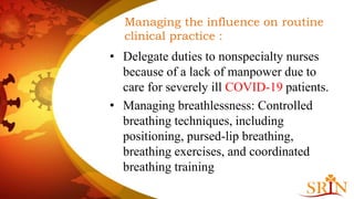 Role of nurses in covid 19 management | PPTX