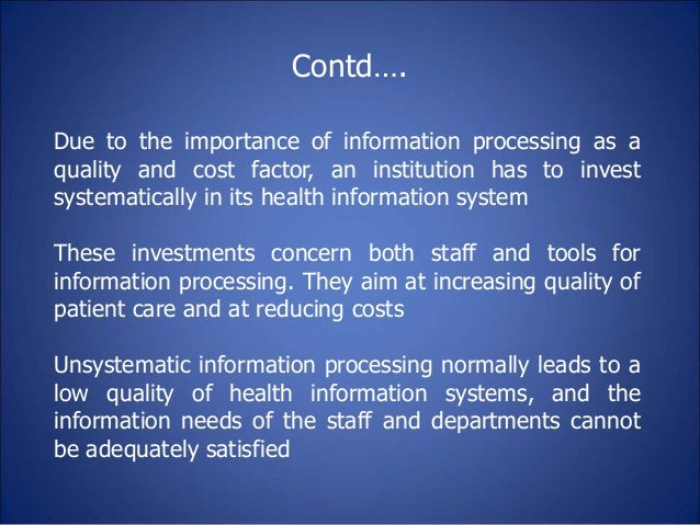 Hospital Information System In Nursing Informatics