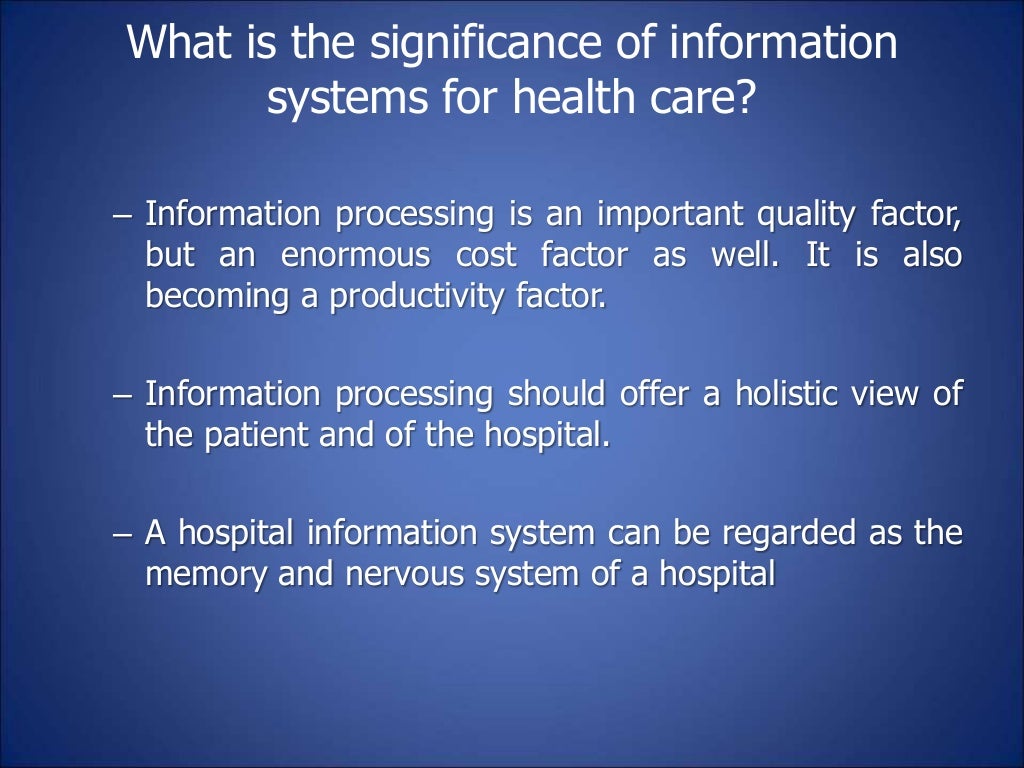 Health Management Information System Lecture Notes Health Management Information System Lecture Notes