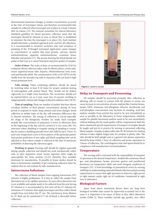Role of nursing personnel in laboratory testing | PDF