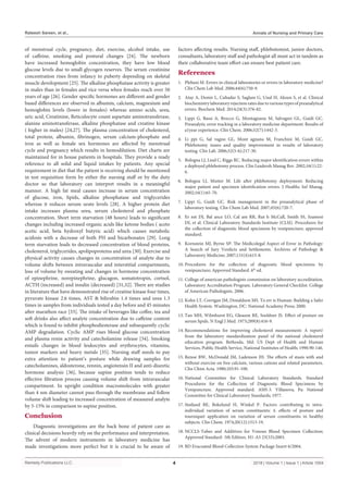 Role of nursing personnel in laboratory testing | PDF