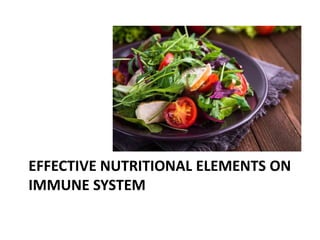 Nutrition in immune system | PDF