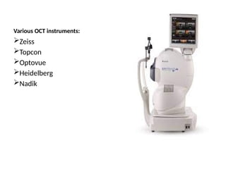 Role of OCT in the Glaucoma patients.pptx