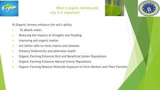 Role of organic farming A Presentation By Mr Allah Dad Khan Former ...