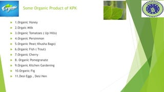 Role of organic farming A Presentation By Mr Allah Dad Khan Former ...