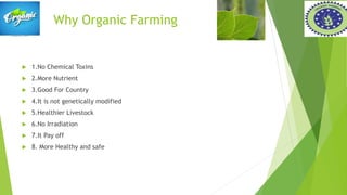 Role of organic farming A Presentation By Mr Allah Dad Khan Former ...