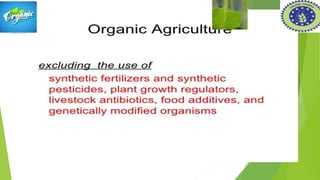 Role of organic farming A Presentation By Mr Allah Dad Khan Former ...