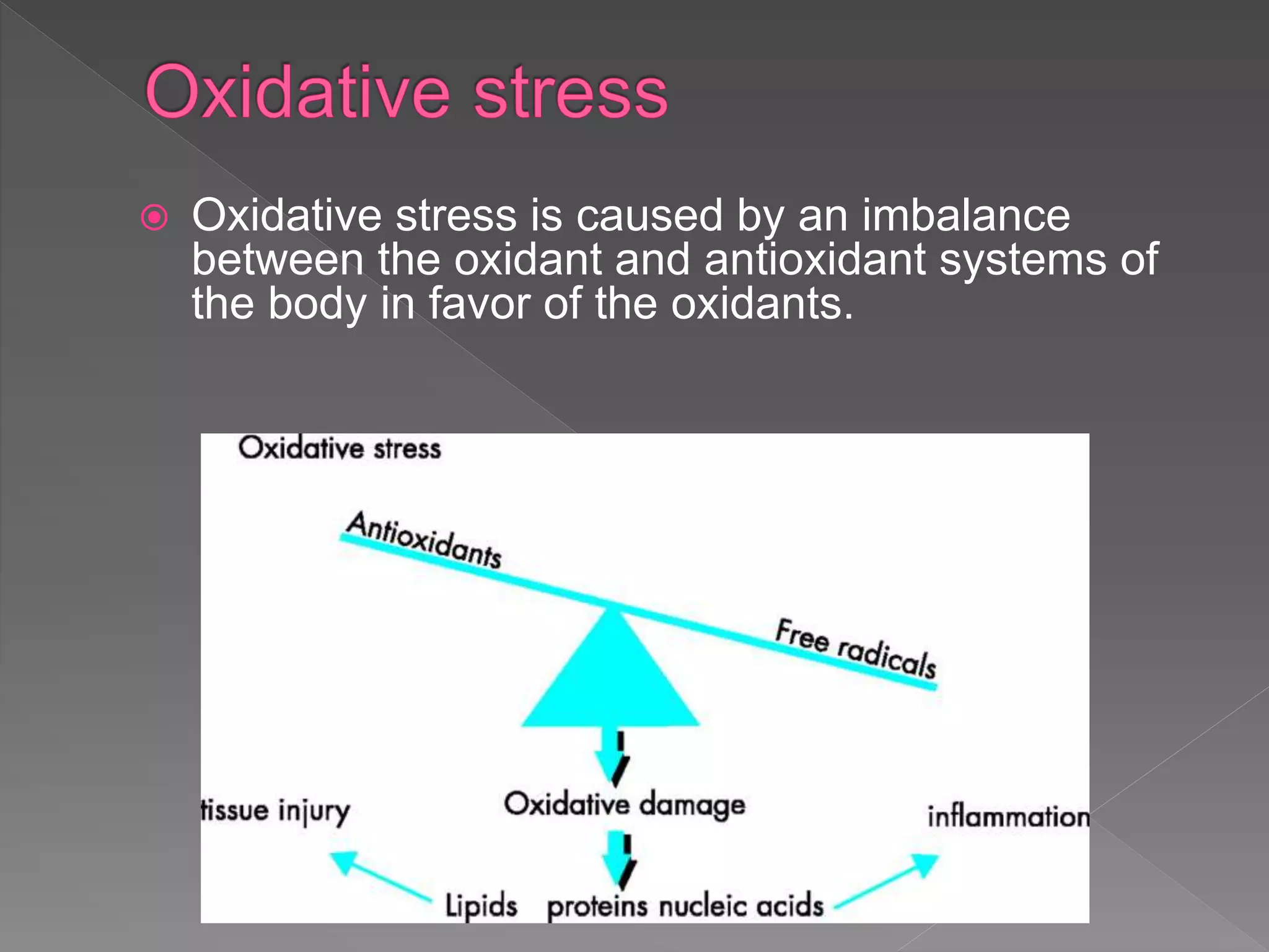 Role of oxidative stress in coronary artery disease | PPTX